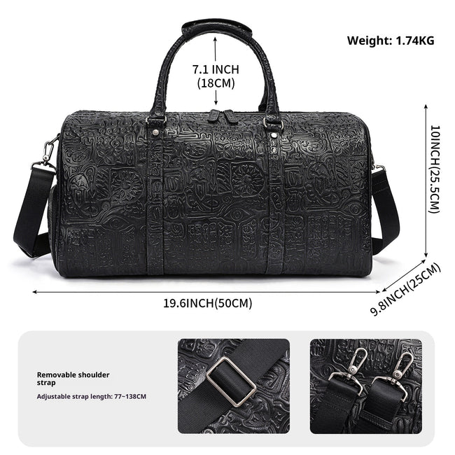 Retro Embossing Design Handbag For Men Main Image