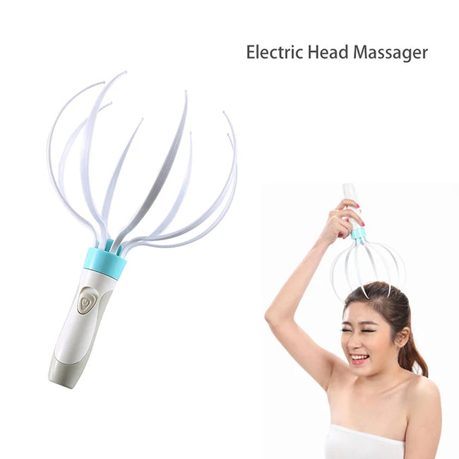 Head Massager Scalp Vibration Massage Eight Claw Electric Household Massager Head Masager Body Care Hover Image