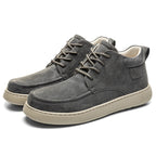 Young Men's Middle-top Casual Retro Work Shoes