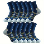 12 Pairs Dark Blue / One-size