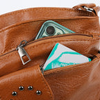 Retro Simple Middle-aged Women's Bag Soft Leather