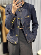 Early Autumn New Denim Short Coat