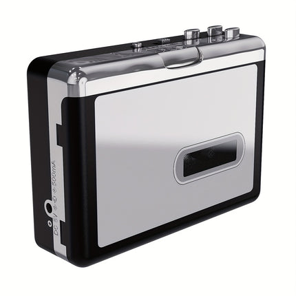 Portable Auto Reverse Cassette Player Mini USB MP3 Recorder