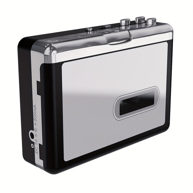 Portable Auto Reverse Cassette Player Mini USB MP3 Recorder