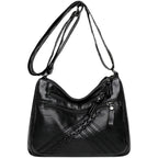 Middle-aged And Elderly Crossbody Small Bag Soft Leather Mother-in-law Crossbody Shoulder Bag Elegant