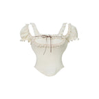 Apricot Knitted Top Brown Hip Skirt Shawl