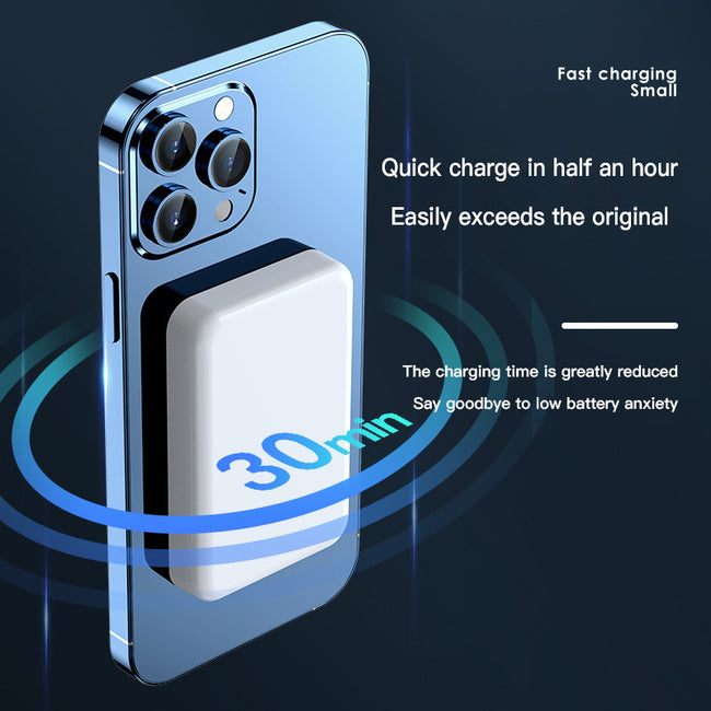 Mobile Wireless Magnetic Plastic Power Bank Main Image