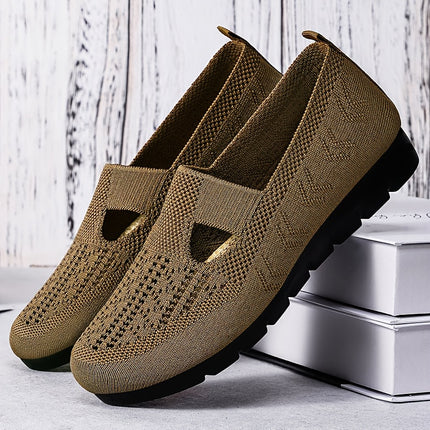 Womens Casual Knit Mesh Shoes Breathable Ultra Light Sole