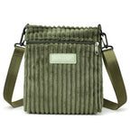 Women's Leisure Corduroy Shoulder Messenger Bag