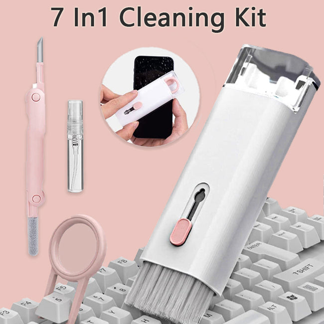 Multifunctional Bluetooth-compatible Headset Cleaning Pen Set Keyboard Cleaner Cleaning Tools Cleaner Keycap Puller Kit Hover Image