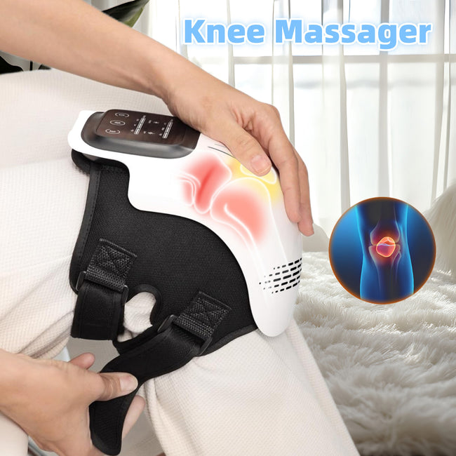Intelligent Home Use Electric Intelligent Kneading Heating Knee Massager Rechargeable Pain Relief Infrared Laser Vibration Knee Massager Hover Image