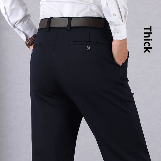 Elastic Dad Suit Trousers For Middle-aged And Elderly People Hover Image