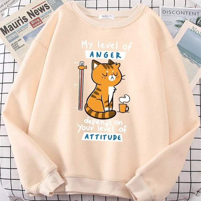 Drop-shoulder Sleeve Casual Sports Hoodie Sweater Main Image