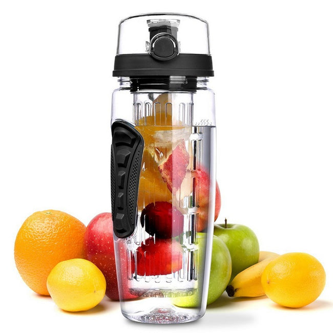 32Oz Fruit Infusing Infuser Water Bottle Water Fruit Bottle BPA Free Plastic Sport Fruit Infuser Water Bottles With Infuser Juice Shaker Drink Bottle Of Water Main Image
