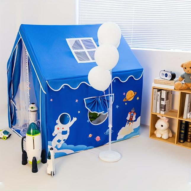 Space Foldable Tent Playhouse For Boys Indoor Outdoor