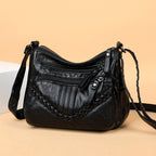 Middle-aged And Elderly Crossbody Small Bag Soft Leather Mother-in-law Crossbody Shoulder Bag Elegant