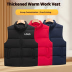 Soft Shell Waterproof Down Cotton Vest Work Clothes
