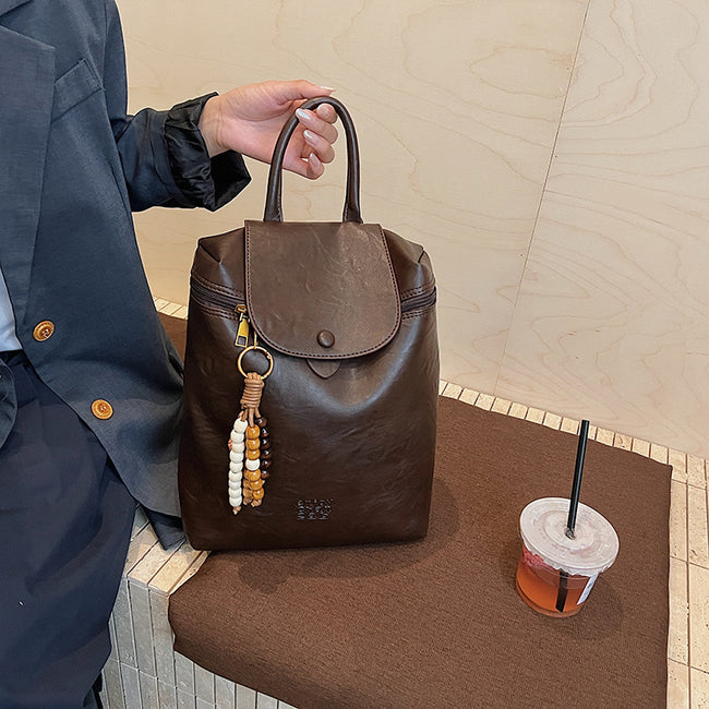 Personal Influencer Backpack New Fashion Retro Women Travel Bag Hover Image