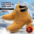 New Mid-top Steel Toe Cap Safety Protective Footwear Anti-smashing And Anti-penetration Antiskid Shoe