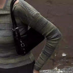 Hot Girl Locomotive Style All-matching Shoulder Bag