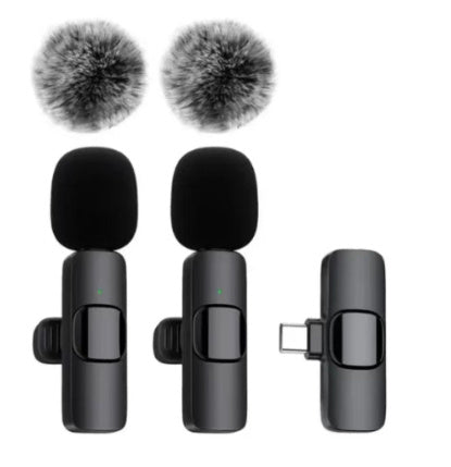Wireless Lavalier Microphone Drag Two Outdoor