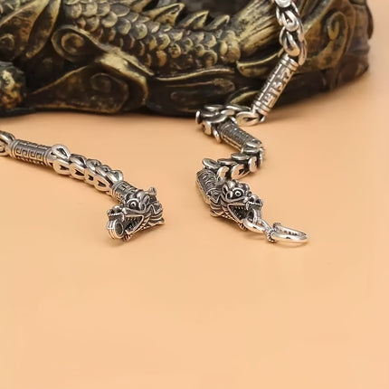 925 Sterling Silver Minimalist Retro Style Unisex Jewelry
