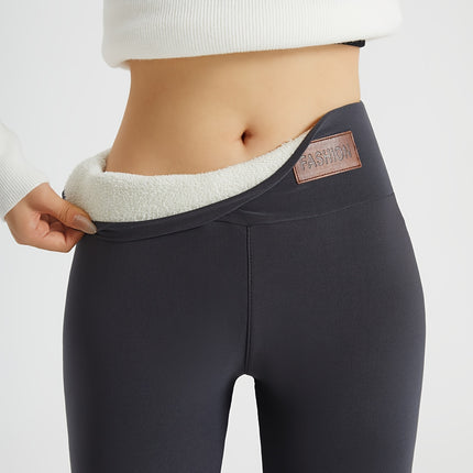 Womens High Waist Fleece Leggings All Season Comfort