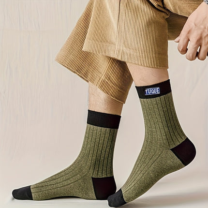 10 Pairs Men Women Mid Calf Socks All Season Breathable