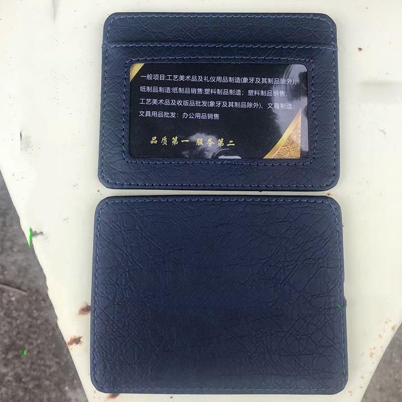 High-end Top Layer Men's Genuine Leather Certificate Holder