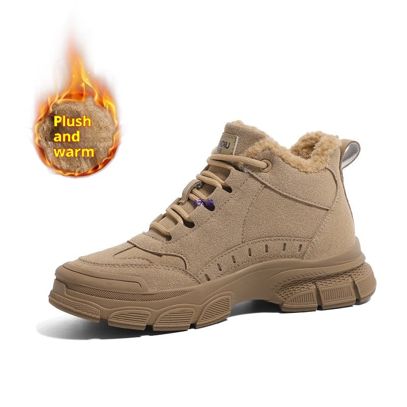 Warm Snow Boots Women's Non-slip Plus Velvet Thickened Martin Boots