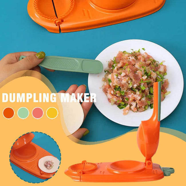 New 2 In 1 Kitchen Dumpling Making Tool Baking Pastry Manual Artifact For Pressing Dumpling Skin Wrapper Mould Dough Press Maker Main Image