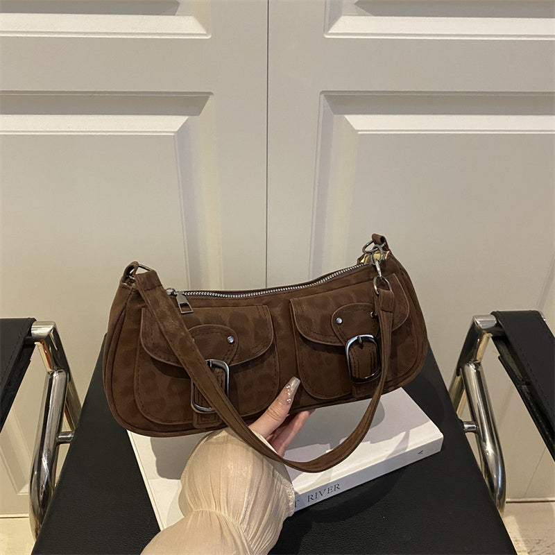 Suede Bag For Women With Large Capacity