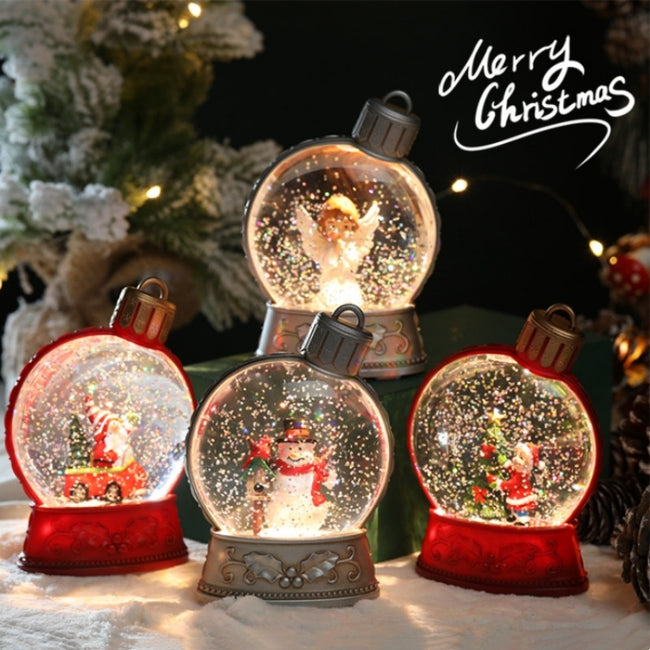 Christmas Holiday Decorations Luminous Simulation Flat Light LED Decoration Scene Layout Flame Light Home Decor Hover Image