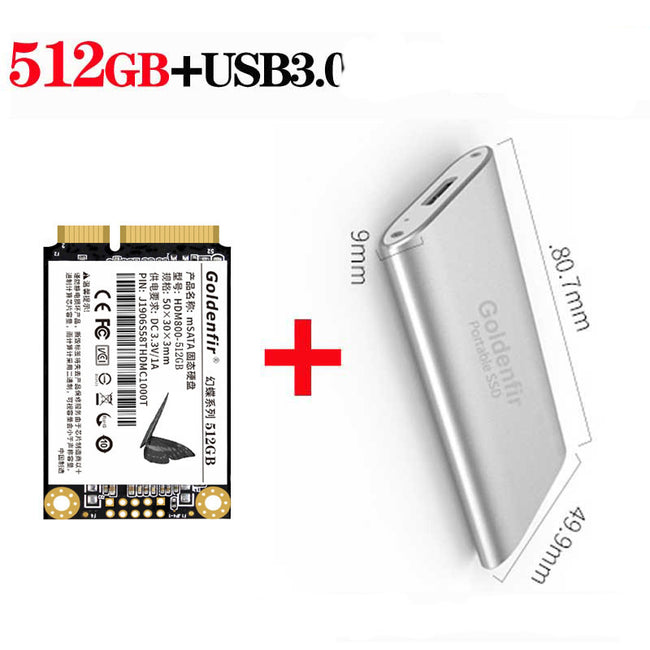 Solid State Drive Brand New 512GB Desktop Notebook Computer Universal Mini SATA Genuine SSD Main Image