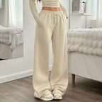 European And American Women's New Long Sleeve Solid Color Vest Pants Suit