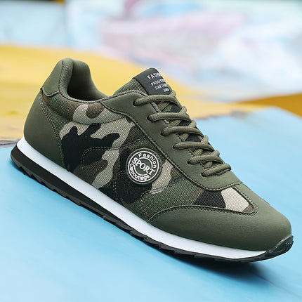 Men And Women Low Top Camouflage Casual Running Shoes