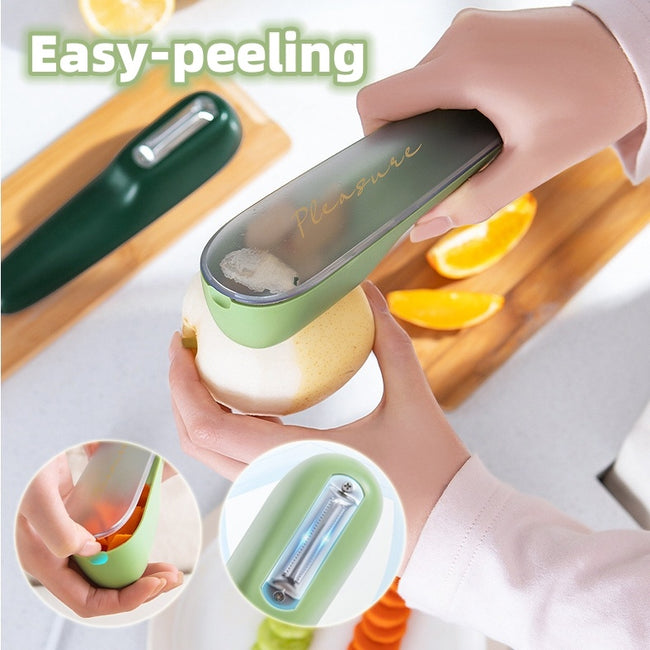 Storage Type Peeling Knife Potato Cucumber Peeler With Storage Tube Apple Fruit Vegetable Scratcher Household Kitchen Gadge Hover Image