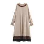 Women's Fashionable Simple Loose Printed Long Dress