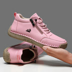 Handmade Stitching Female Soft Bottom Flat Shoes Casual