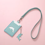 Handmade Diy Cartoon Cute Card Holder Pu