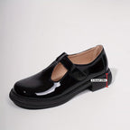 Mary Jane Flats Elegant Loafers With Round Toe Hook