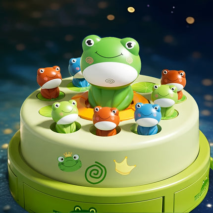 Net Fishing Frog Spinner Toy Jumping Frog Focus Training