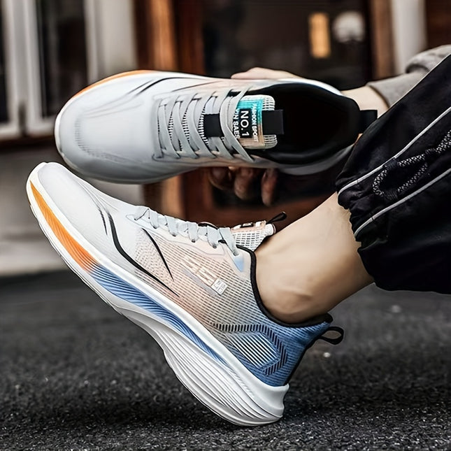 Mens Breathable Mesh Running Shoes Lightweight Non Slip