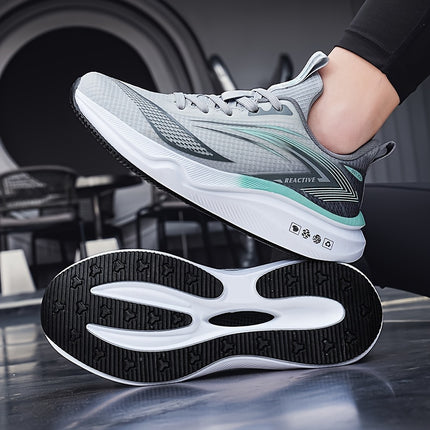 Unisex Breathable Running Shoes Lace Up Non Slip Cushioned