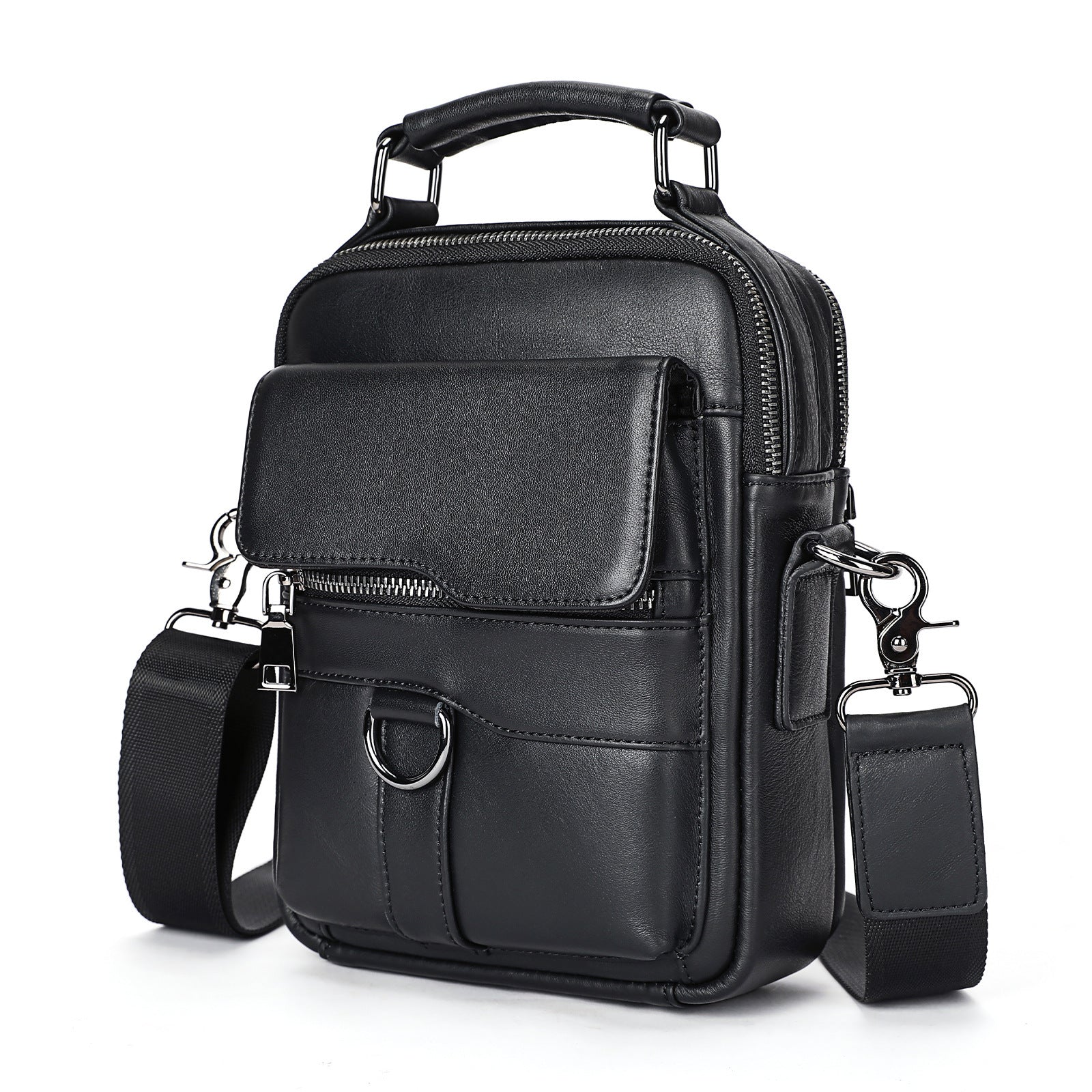 Leather Business Commuter Slung Handbag