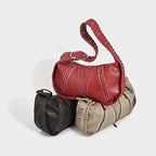 Vintage Weave New Niche Design Large Capacity Commuter Shoulder Bag