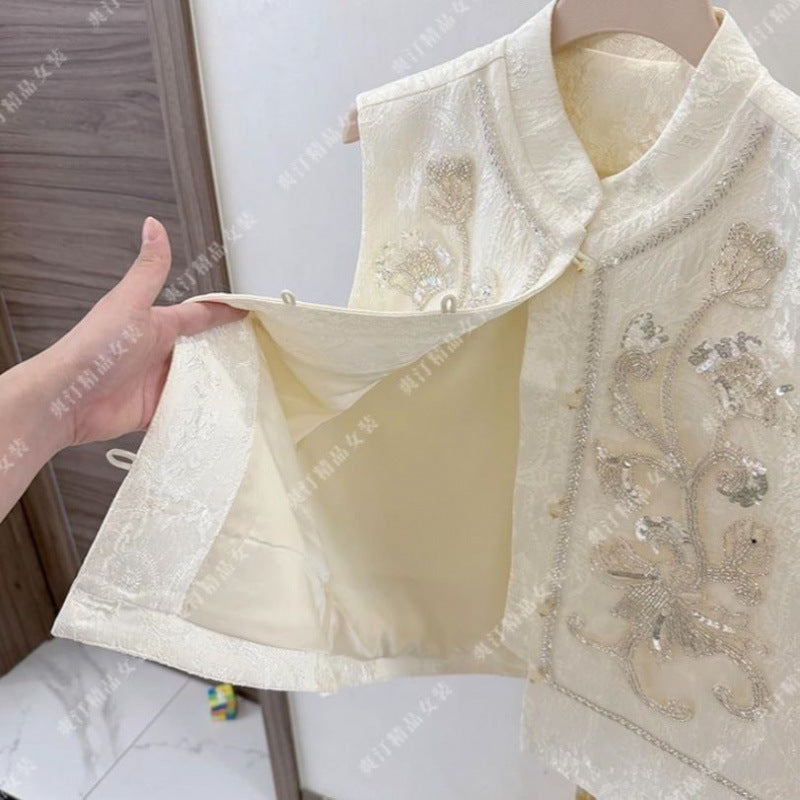 Embroidered Loose Temperament Vest For Women