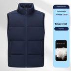 Soft Shell Waterproof Down Cotton Vest Work Clothes