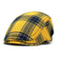 Retro Plaid Beret Men's And Women's Spring And Autumn Hat Casual Peaked Cap