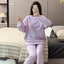 Women's Warm Loungewear Outer Wear Suit